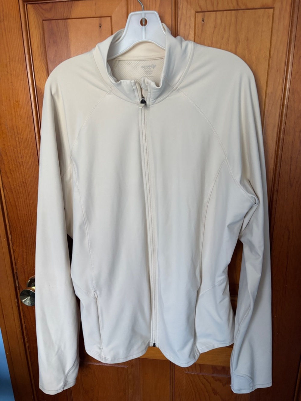 Old Navy Cream Full-Zip Lightweight Jacket